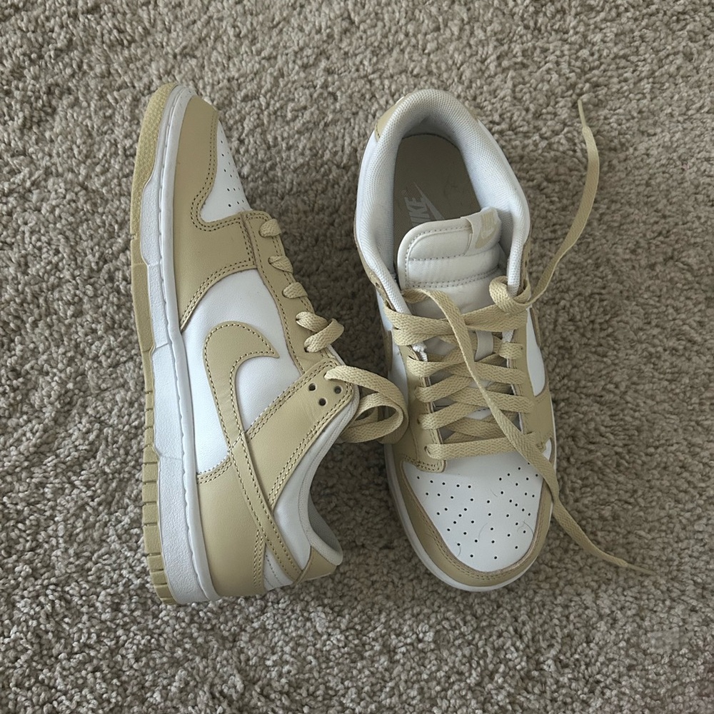 Gold Nike Dunks